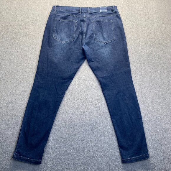 Mugsy Fultons Taper Blues Jeans Mens Size  40X30 Dark Blue Stretch Denim - Picture 2 of 12